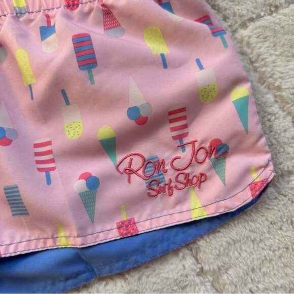Ron Jon Surf Shop | Blue and Pink Popsicle Reversible Board Shorts | Size Large - Picture 6 of 14
